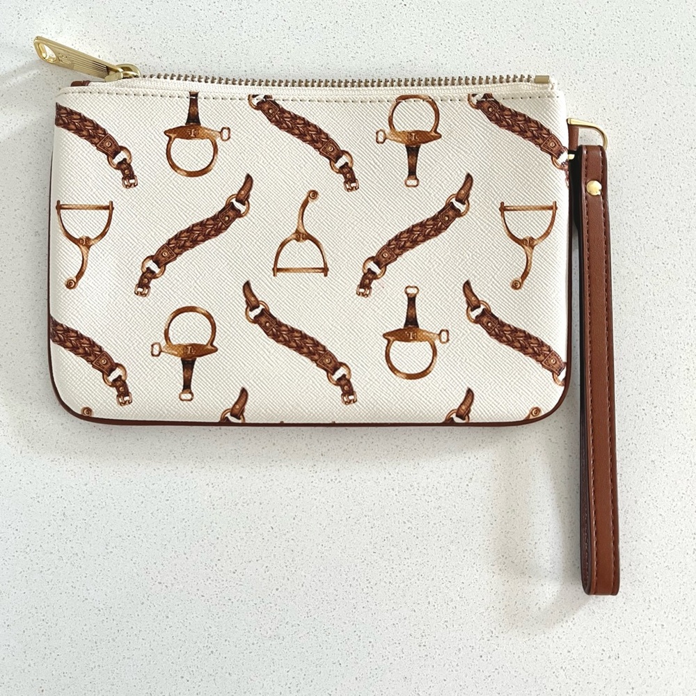 Ralph Lauren Caldwell Belting Wristlet - Picture 3 of 14
